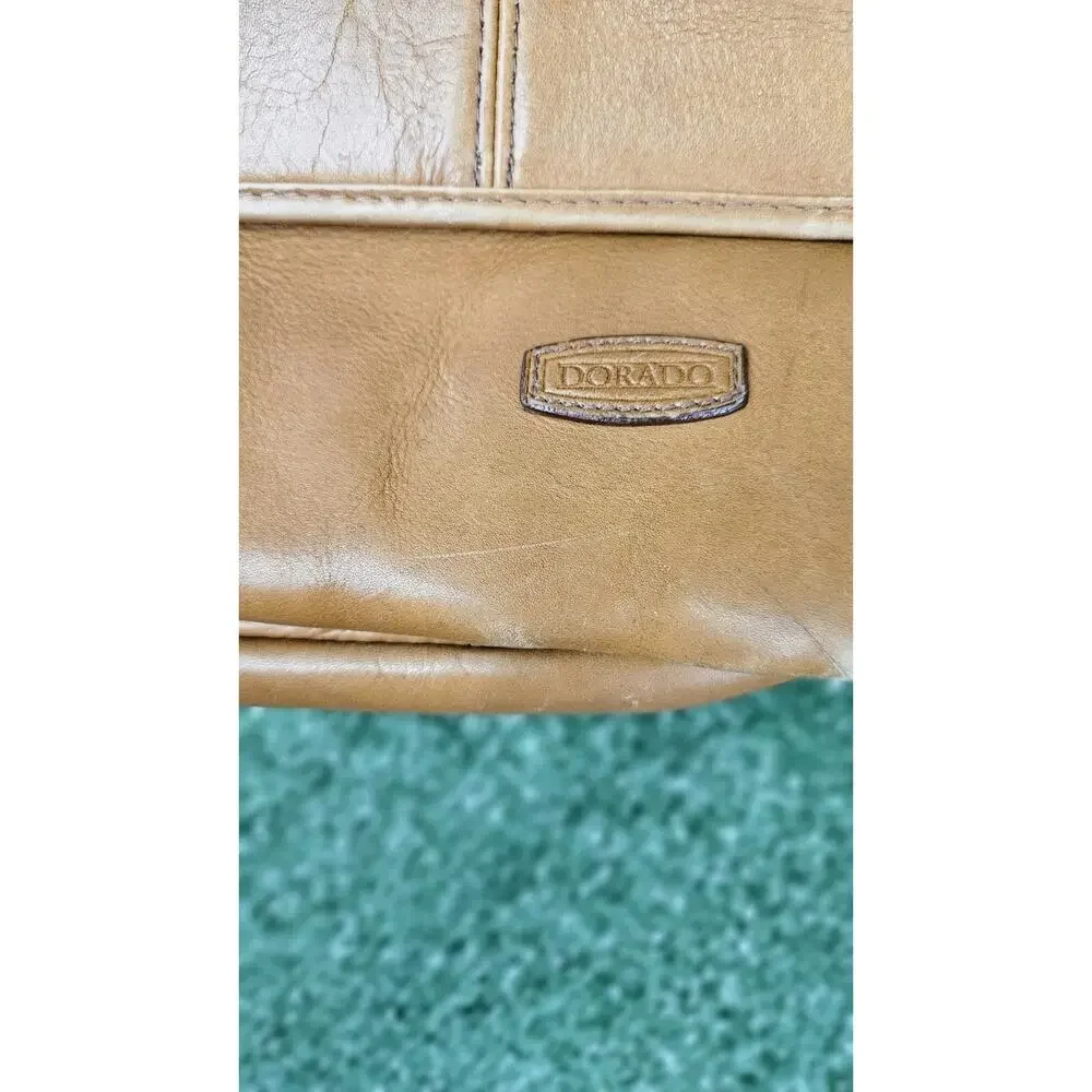 Dorado Leather Triple Gusset Flap Brief 765-525, BROWN